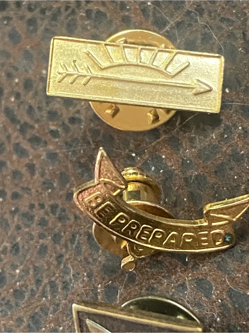 7 Vintage Boy and Cub Scouts of America Award lapel pins with clutch backs